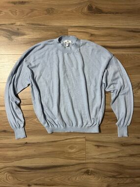 bp Light Blue Knit Crewneck Sweater